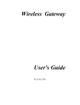Nlynx Wireless Gateway User's Manual