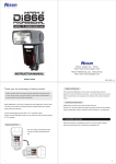 Nissin Di866 User's Manual