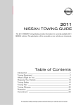 Nissan 2011 User's Manual