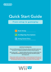 Nintendo Wii U Quick Start Guide