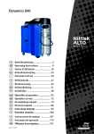 Nilfisk-ALTO Dynamics 840 User's Manual