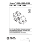 Nilfisk-ALTO Captor 4300 User's Manual