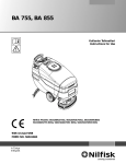 Nilfisk-Advance America 56315042(755) User's Manual