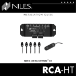 Niles Audio RCA-HT User's Manual