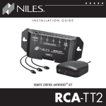 Niles Audio RCA-TT2 User's Manual