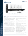 Niles Audio MK1150XJ User's Manual