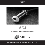 Niles Audio MS-1 User's Manual