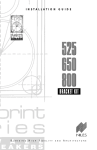 Niles Audio 525 User's Manual