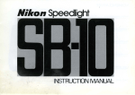 Nikon Switch SB-10 User's Manual