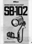 Nikon SB-102 User's Manual