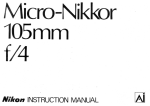 Nikon 105mm User's Manual