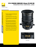 Nikon f/2.8D ED User's Manual