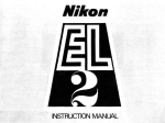 Nikon EH EL2 User's Manual