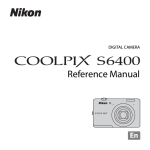 Nikon S6400 User's Manual