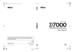 Nikon D7000 User's Manual