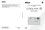 Nikon COOLPIX S9 User's Manual