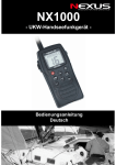 Nexus 21 Two-Way NX1000 User's Manual