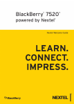 Nextel comm 7520 User's Manual