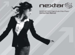 Nextar MA809 User's Manual