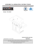 Nexgrill 720-0600 User's Manual