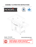 Nexgrill 720-0439 User's Manual