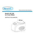 NewAir AIC-220 User's Manual