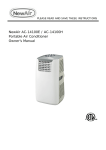 NewAir AC-14100H User's Manual