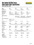 New Holland BC5000 User's Manual