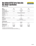 New Holland H6700 Series User's Manual