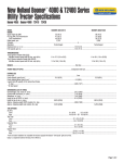 New Holland 4000 Series User's Manual