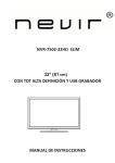 Nevir NVR-7502-32HD-B SLIM User's Manual