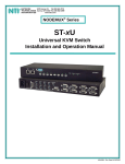 Network Technologies ST-xU User's Manual
