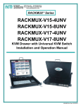 Network Technologies RACKMUX-V15-4UNV User's Manual