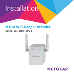 Netgear WN3000RPv3 Installation Guide