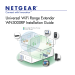 Netgear WN3000RP Installation Guide