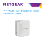Netgear WN1000RP Installation Guide