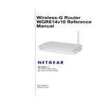 Netgear WGR614V10 User's Manual