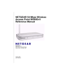 Netgear WG602v3 User Guide