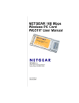 Netgear WG511T User Guide