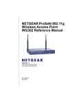 Netgear WG302v1 Reference Manual