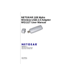 Netgear WG111T User's Manual