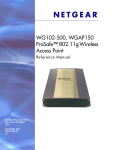 Netgear WG102 Reference Manual