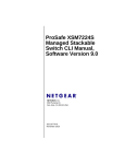 Netgear XSM7224S User's Manual