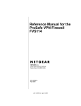 Netgear fvs114 User's Manual