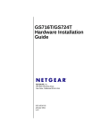 Netgear GS724T User's Manual