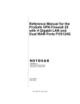 Netgear ProSafe FVS124G User's Manual