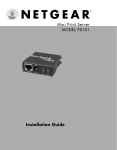 Netgear Printer PS101 User's Manual