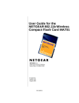 Netgear MA701 Reference Manual