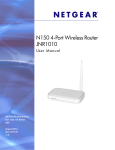 Netgear JNR1010 User's Manual