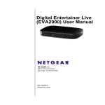 Netgear EVA2000 User Guide